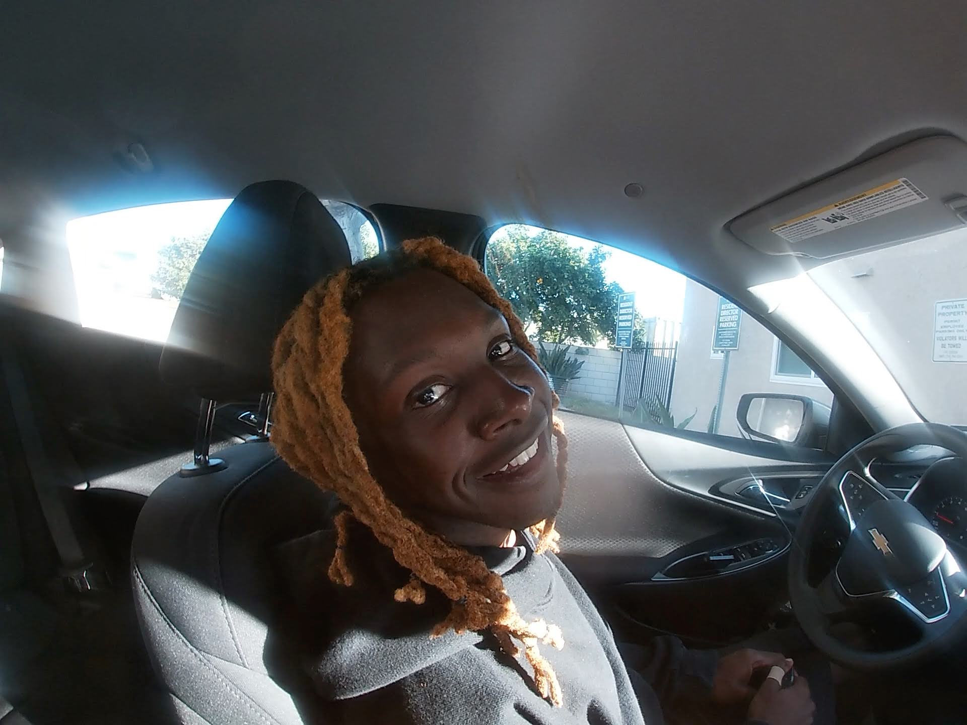 Picture of me through a fish eye lens!